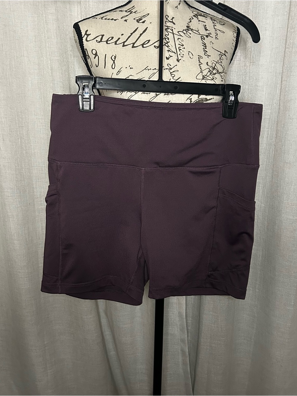 Purple XL Velocity Women’s Athletic Biker Shorts